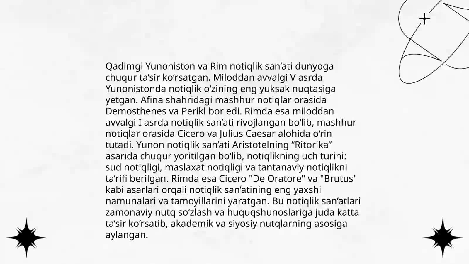 G'arb madaniyatida notiqlik san'ati 4