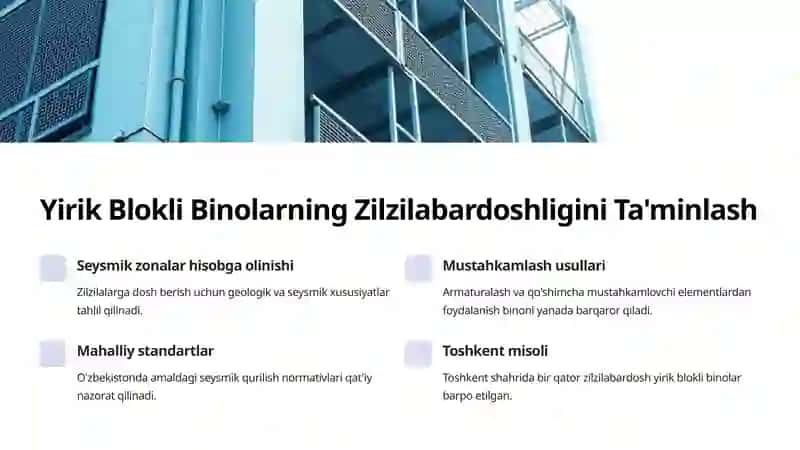 Yirik Blokli Binolarning Konstruktiv Loyihalashga Kirish 4