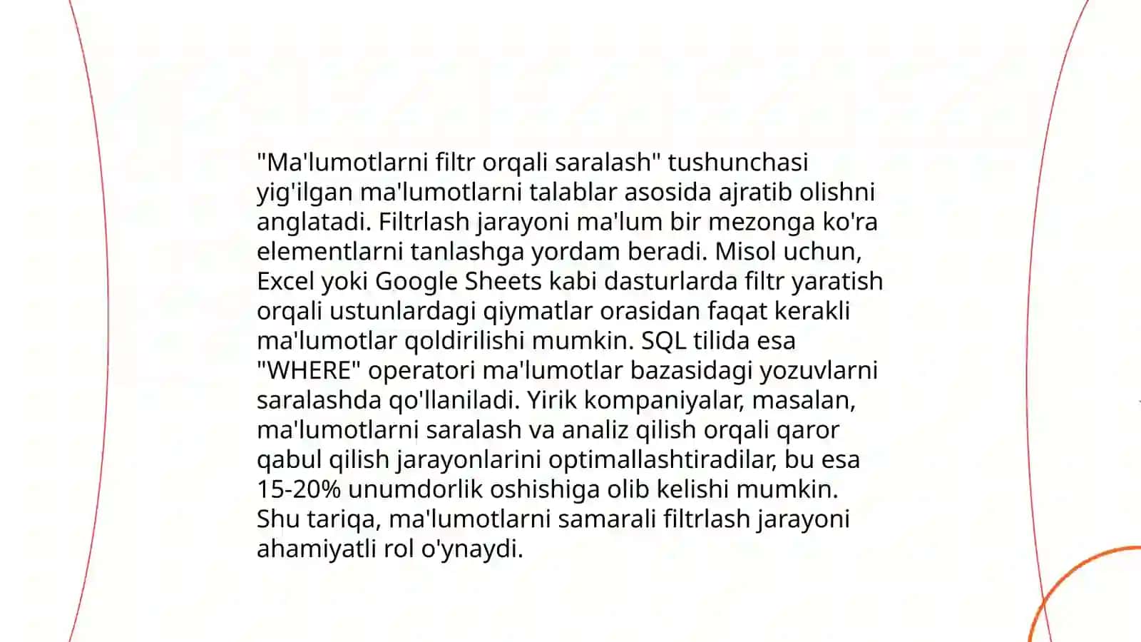 Excelda jadvallar yaratish 4