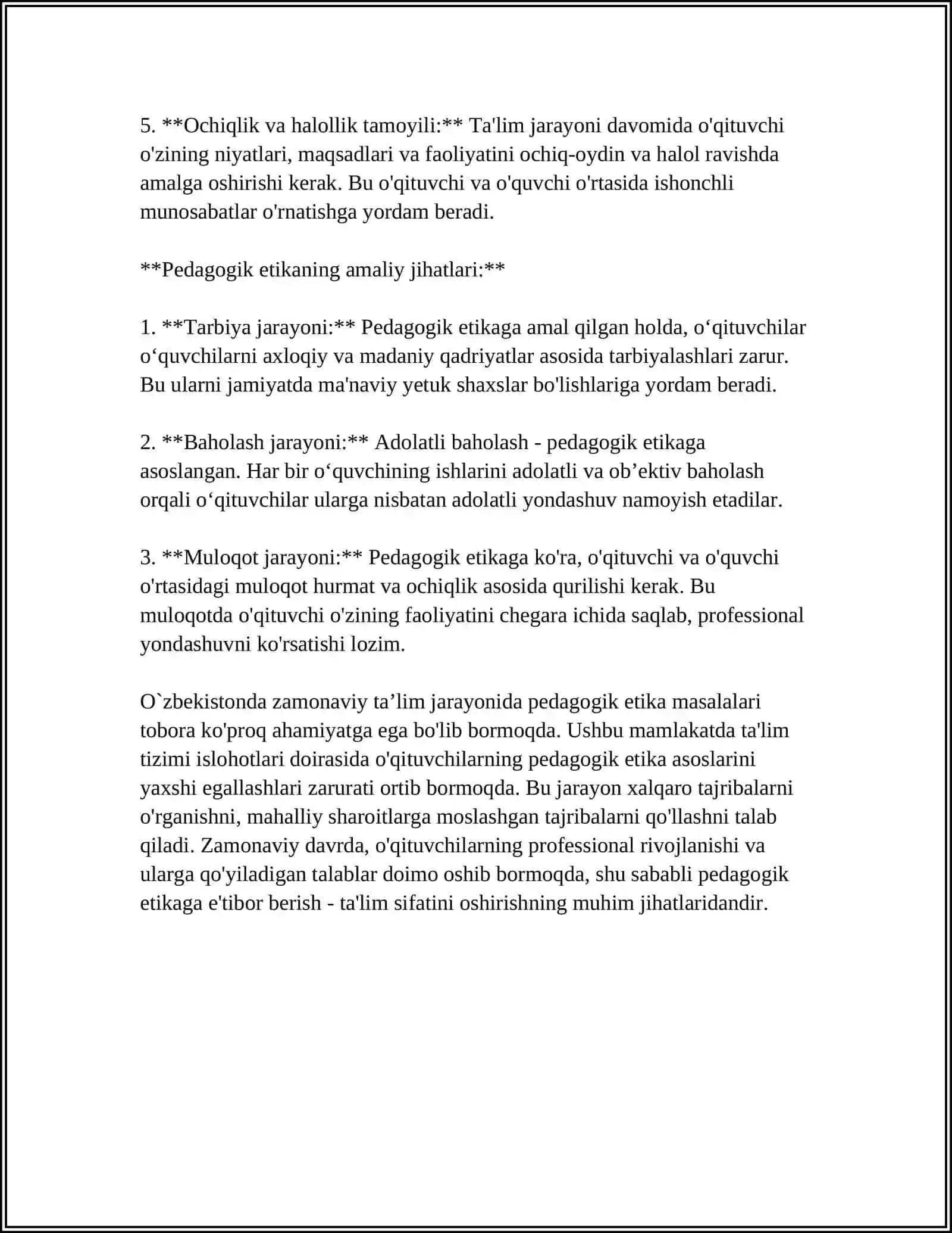 Pedagogik etika asoslari 4