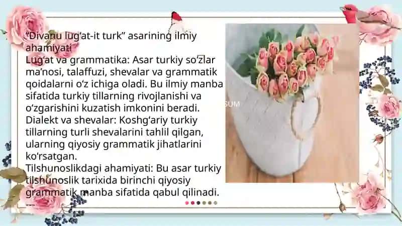 Mahmud Koshgʻariy turkiy tillar qiyosiy grammatikasi 4