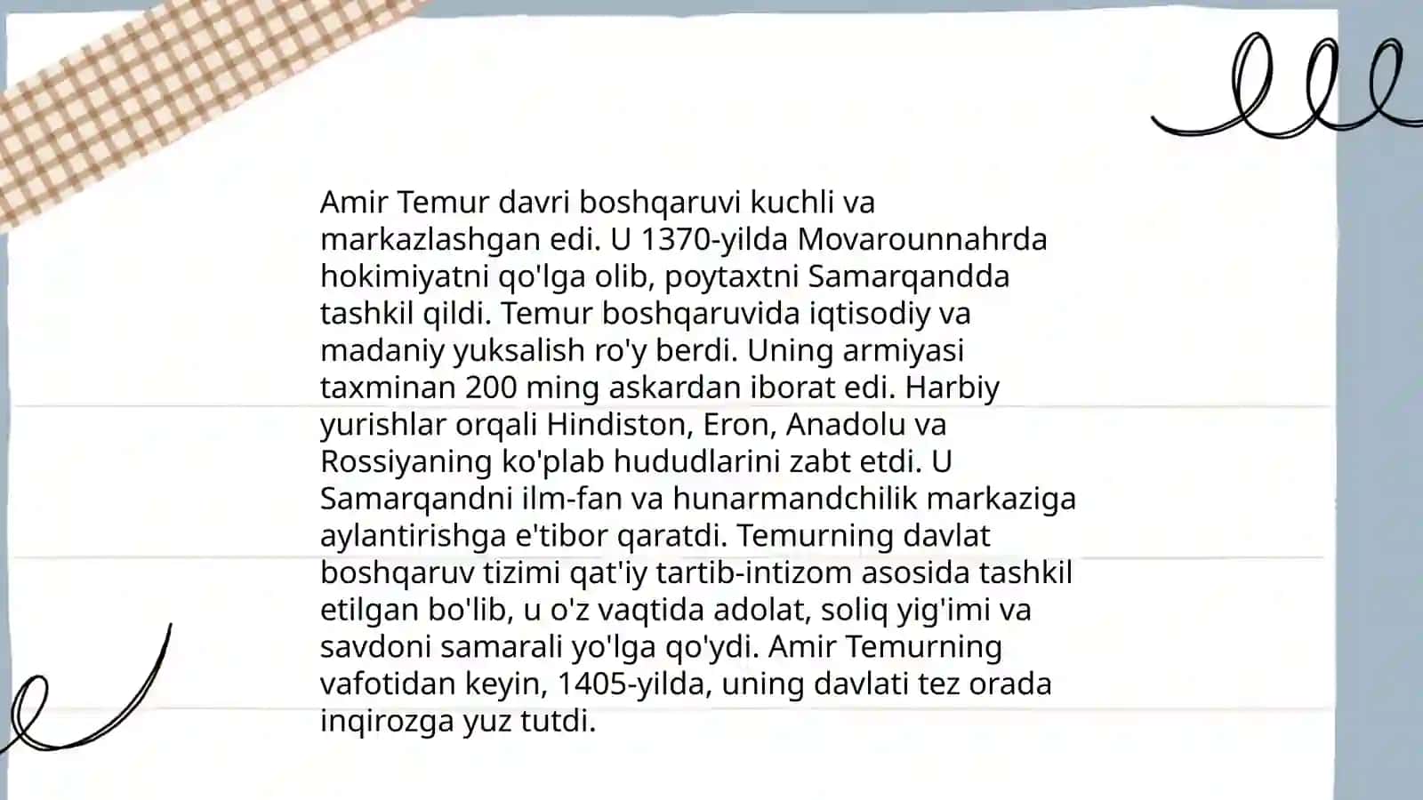 Amir Temur – buyuk davlat arbobi 4