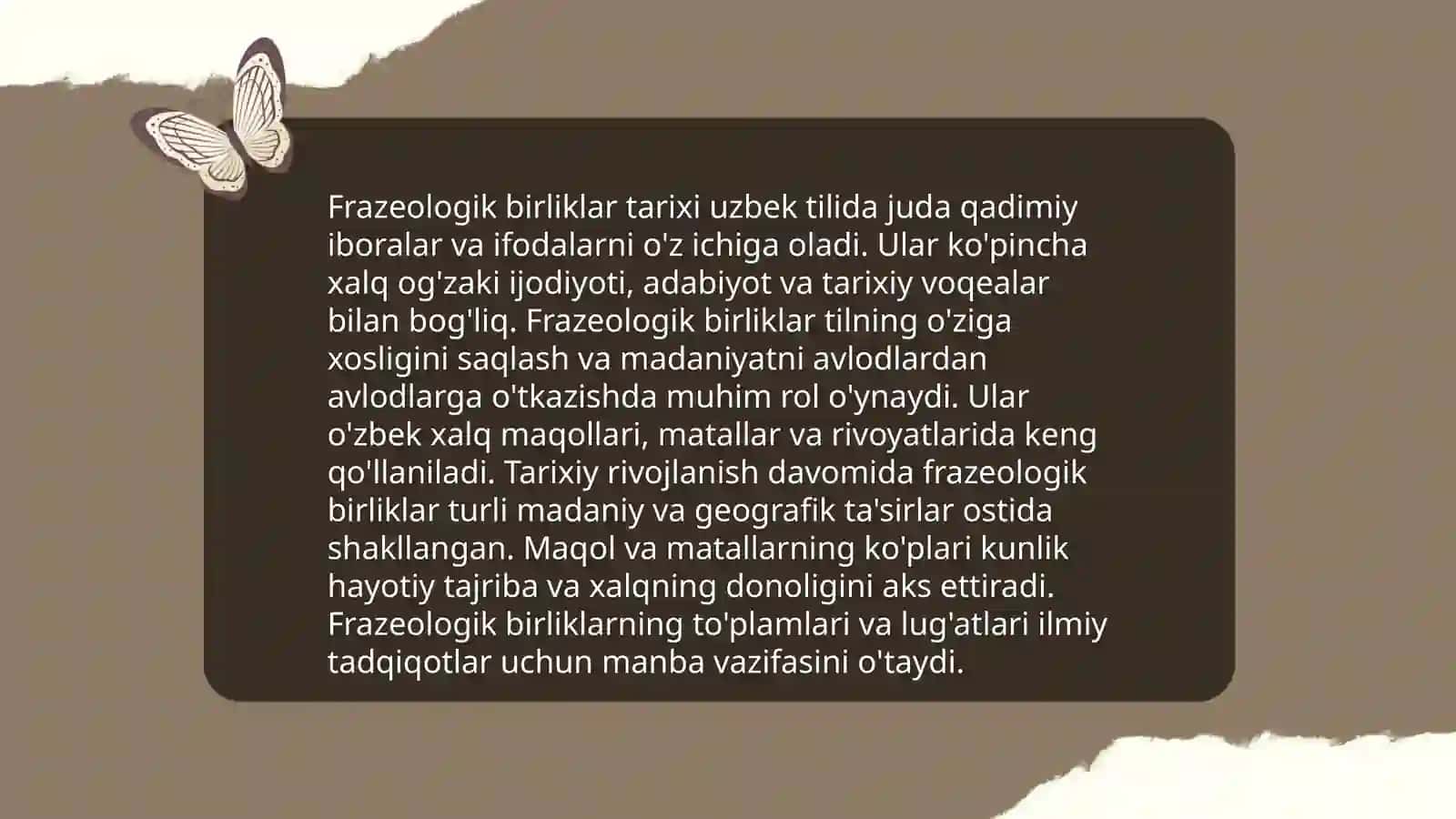 Frazeologiya haqida ma'lumot 4