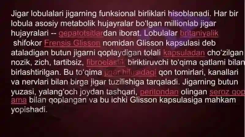 Amaliy konikmalarni topshirish: jigarning palpatsiyasi. 4