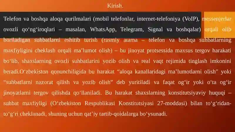 Telefonlar va boshqa telekommunikatsiya qurilmalari 4
