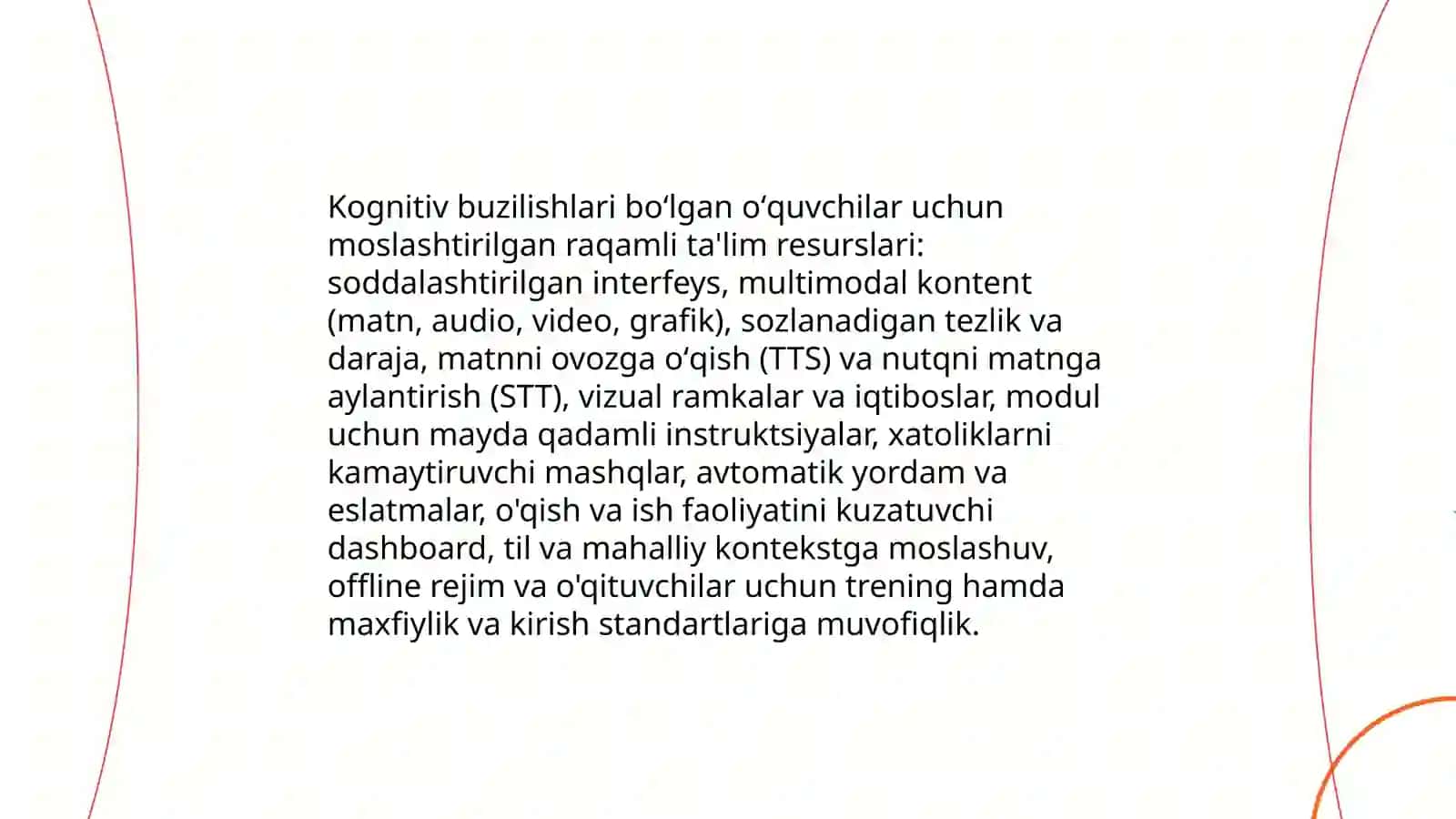 Kognitiv buzilishlari boʻlgan oʻquvchilar uchun moslashtirilgan raqamli ta'lim resurslari 4