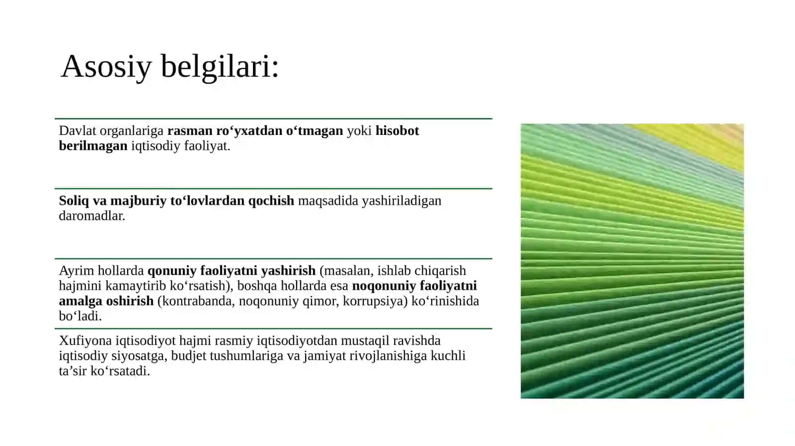 Xufiyona iqtisodiyotning institutsional nazariyasi. Rejali iqtisodiyot instituti va bozor instituti 4