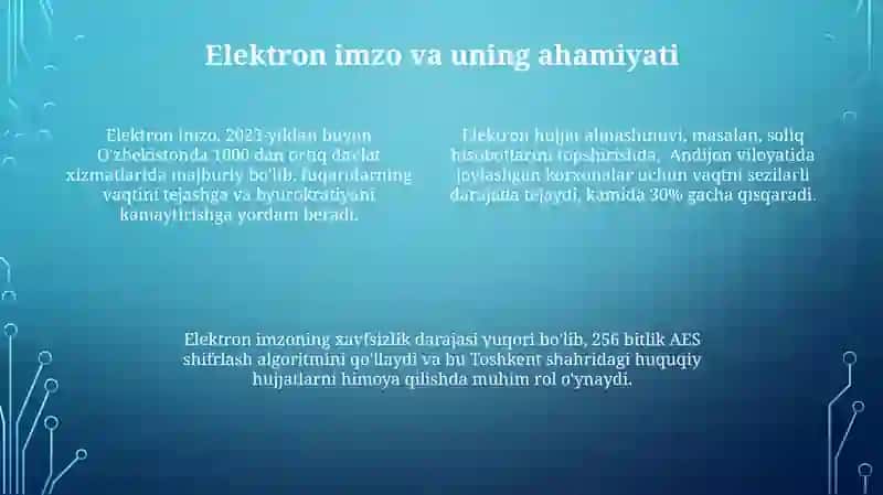 Elektron hujjat davr taqozosi sifatida 4