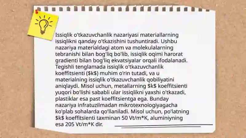 Termodinamika qonunlari 4