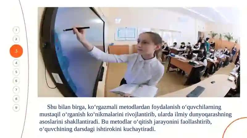 Boshlang‘ich ta’lim tabiiy fanlar darslarida ko‘rgazmali metodlardan foydalanish va kuzatishlarni tashkil etish 4