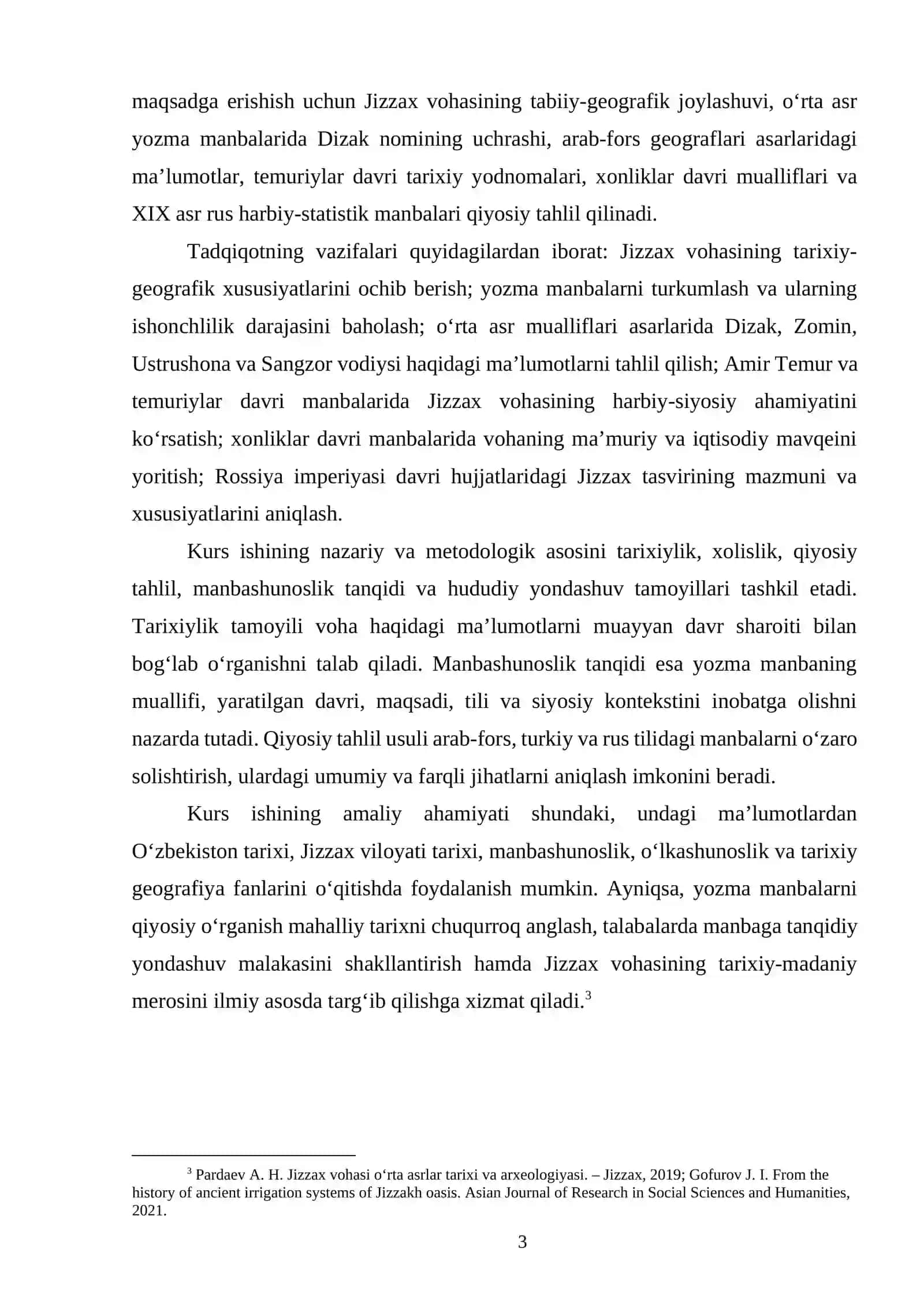 Yozma manbalarda Jizzax vohasi 4