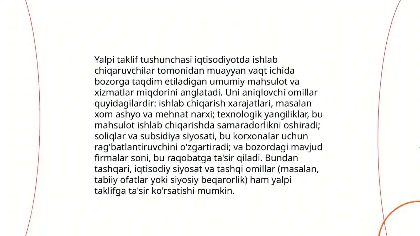O'zbekiston Respublikasida yalpi talab va yalpi taklif dinamikasi va tarkibi tahlili 4