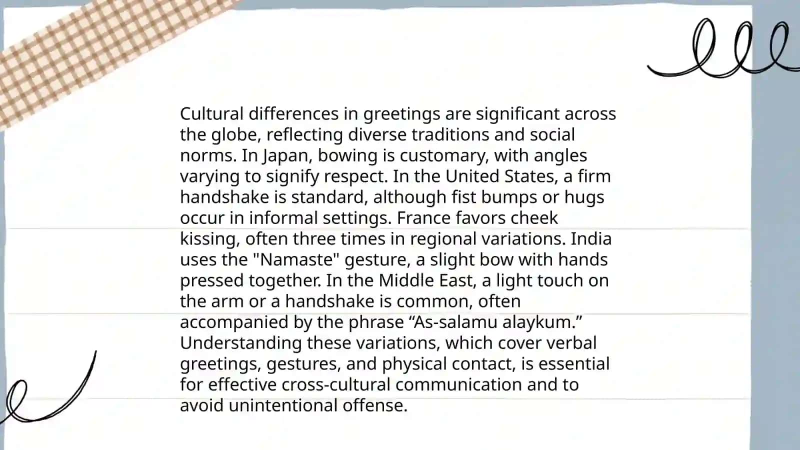 Introduction Etiquette 4