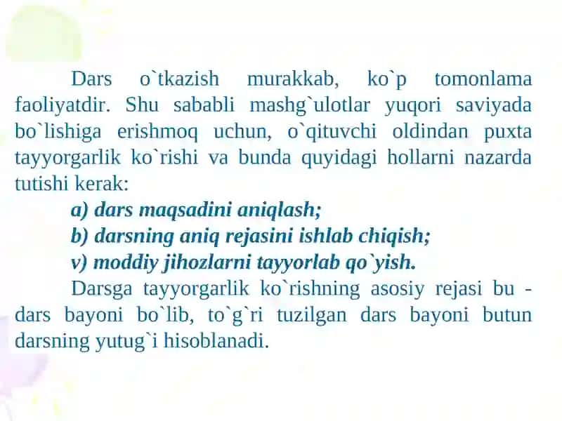 Maktab o`quvchilarining jismoniy tarbiyasi 4