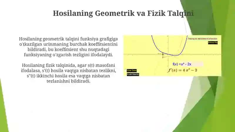 Funksiyahosilasi 4