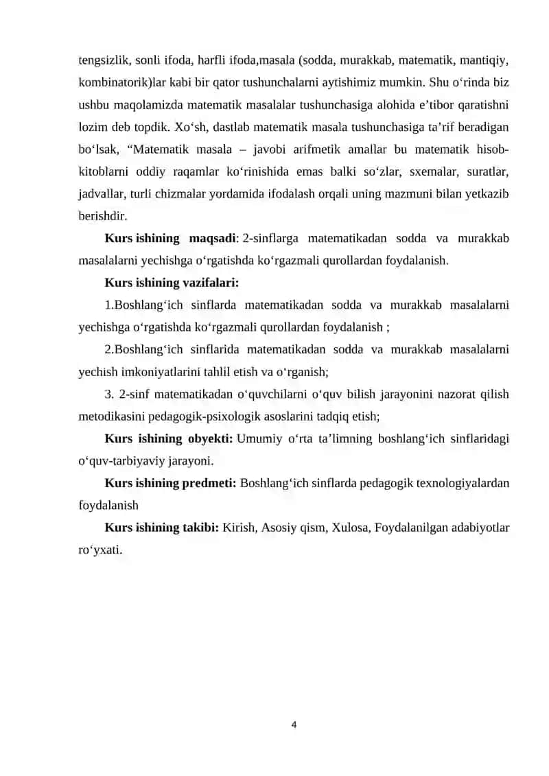 2-sinf o'quvchilariga masalalar yechishga o'rgatish metodikasi 4