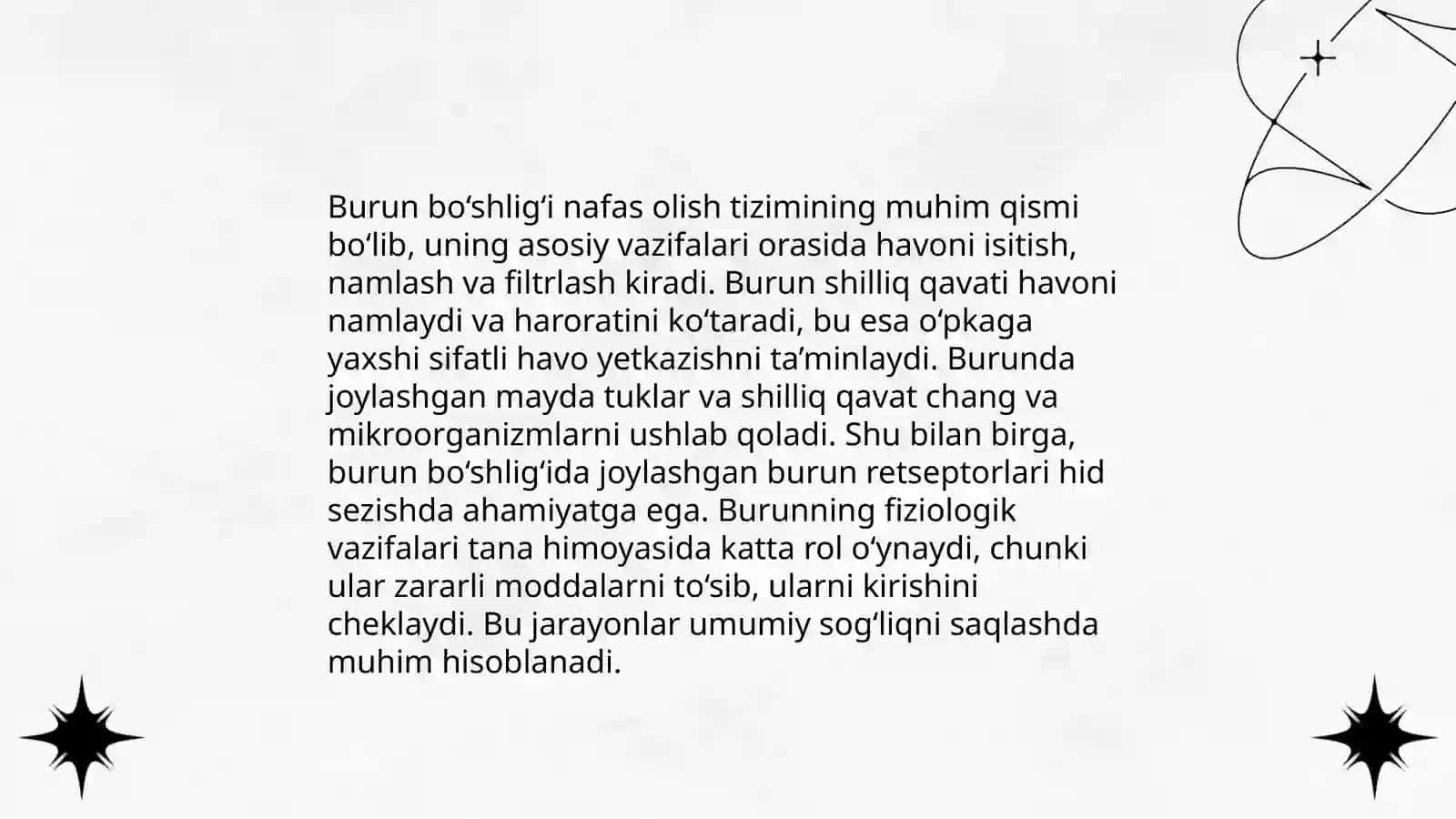 Burun bo'shlig'ining tuzilishi 4
