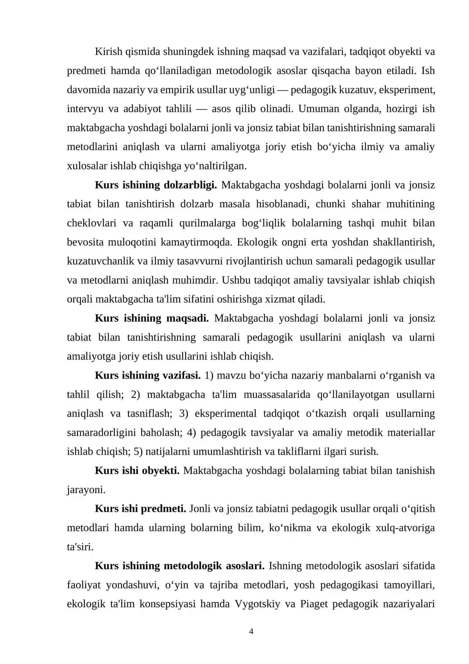 Maktabgacha yoshdagi bolalarni jonli va jonsiz tabiat bilan tanishtirish usullari 4