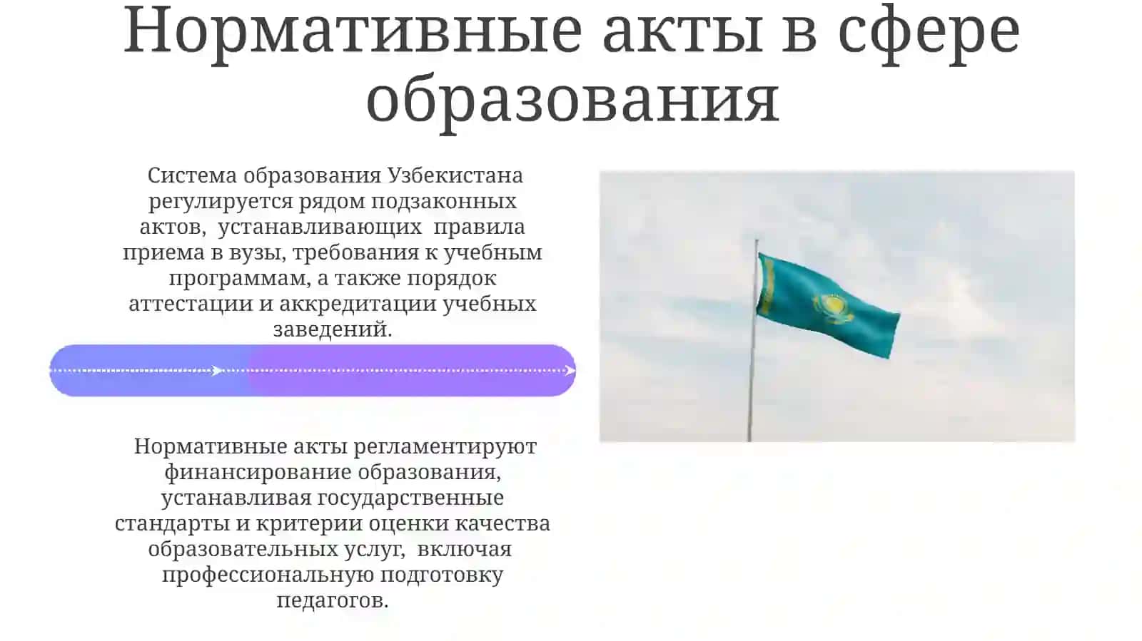 Презентация и устное сообщение о нормативных актах в сфере образования 4