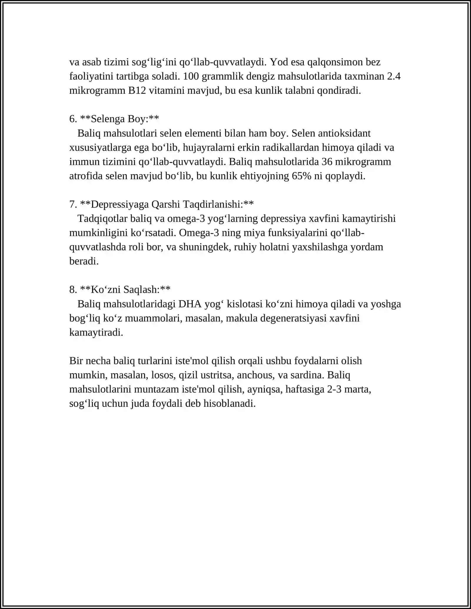 BALIQ MAHSULOTLARI 4