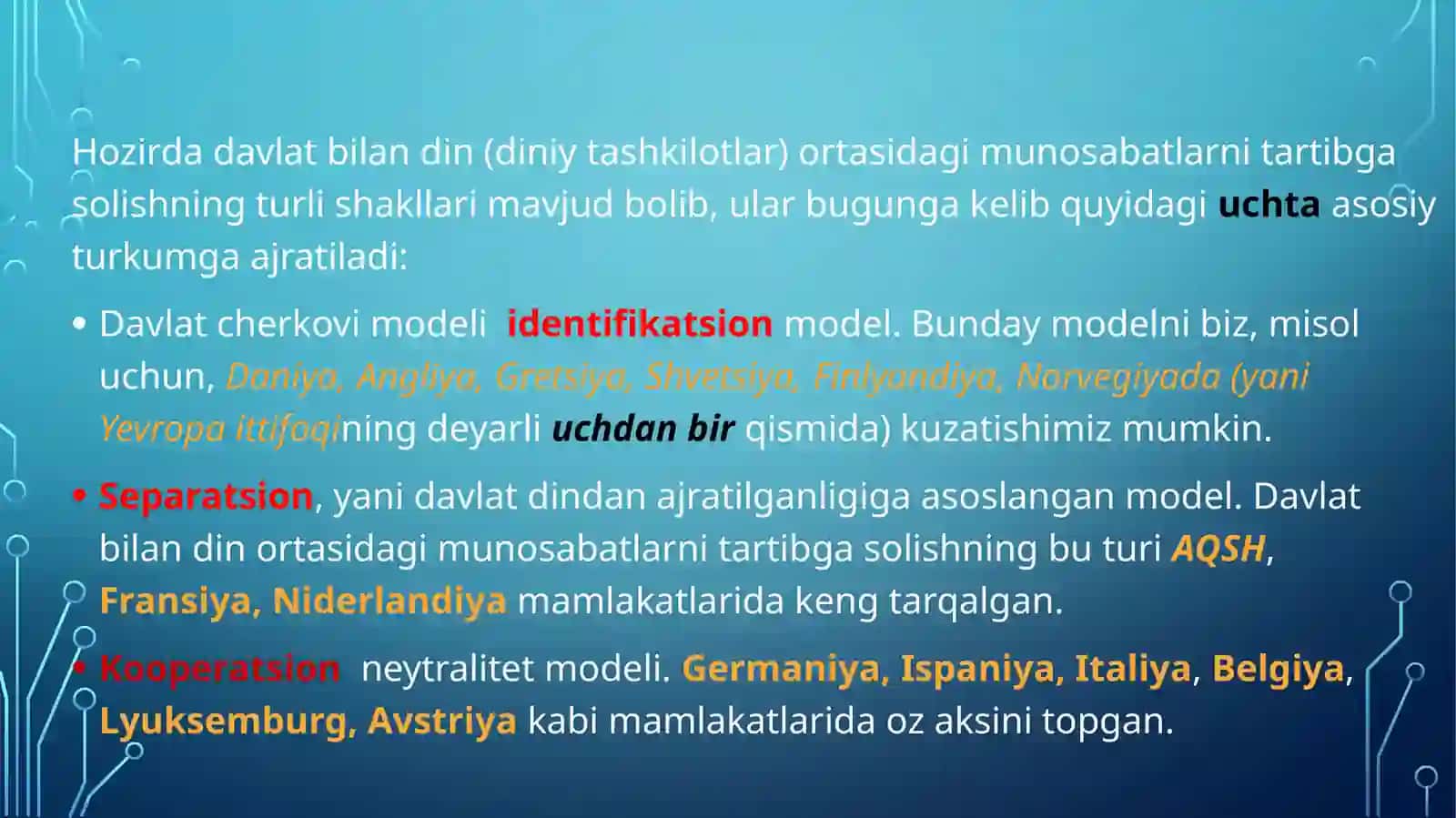 O’zbekistonda faoliyat yurituvchi Diniy Tashkilotlar 4