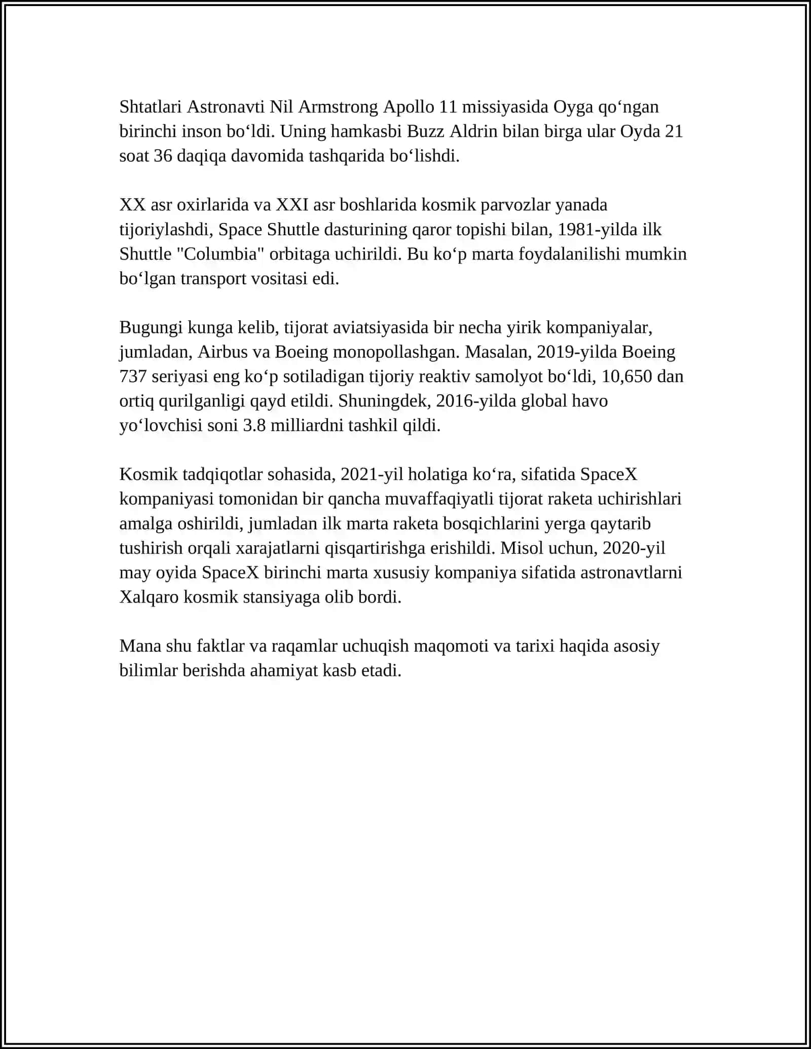 UCHUVCHISIZ UCHISH APPARATLARI VA ULARNING TEXNIK IMKONIYATLARI 4