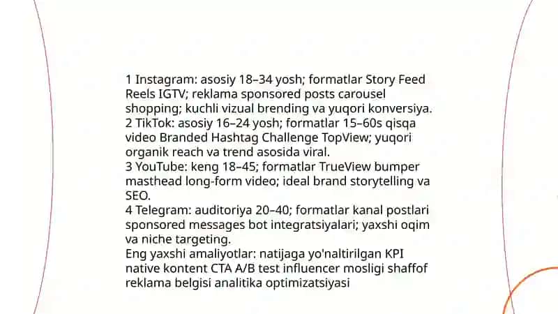 Inflyuyenser marketing asoslari va brendlar uchun afzalliklari 4