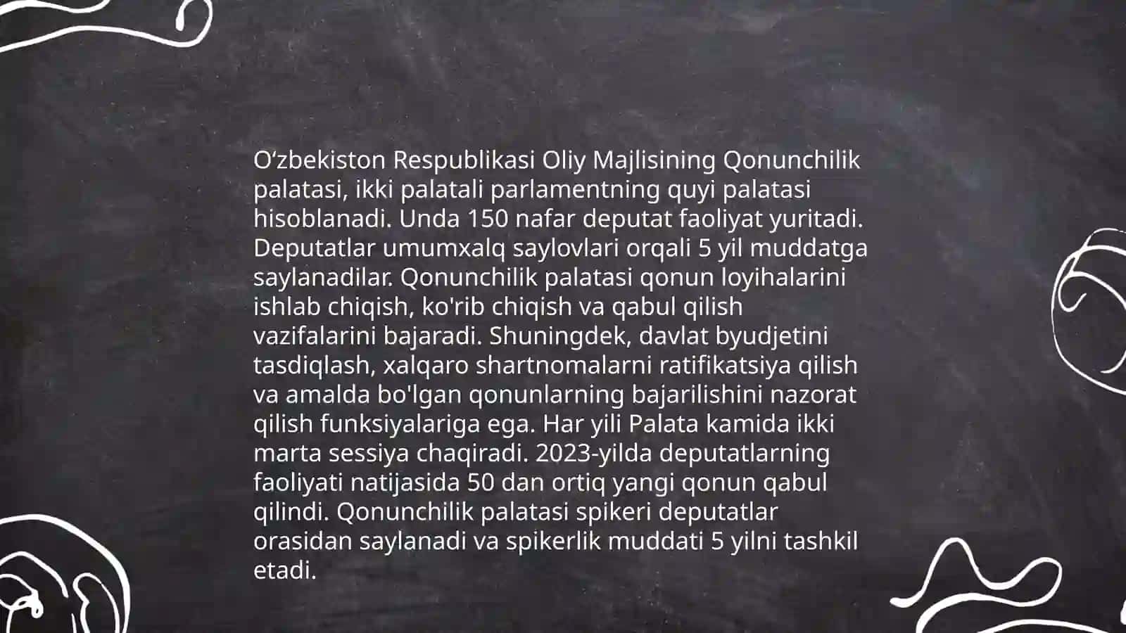 O'zbekiston Respublikasi Oliy Majlisi faoliyati 4