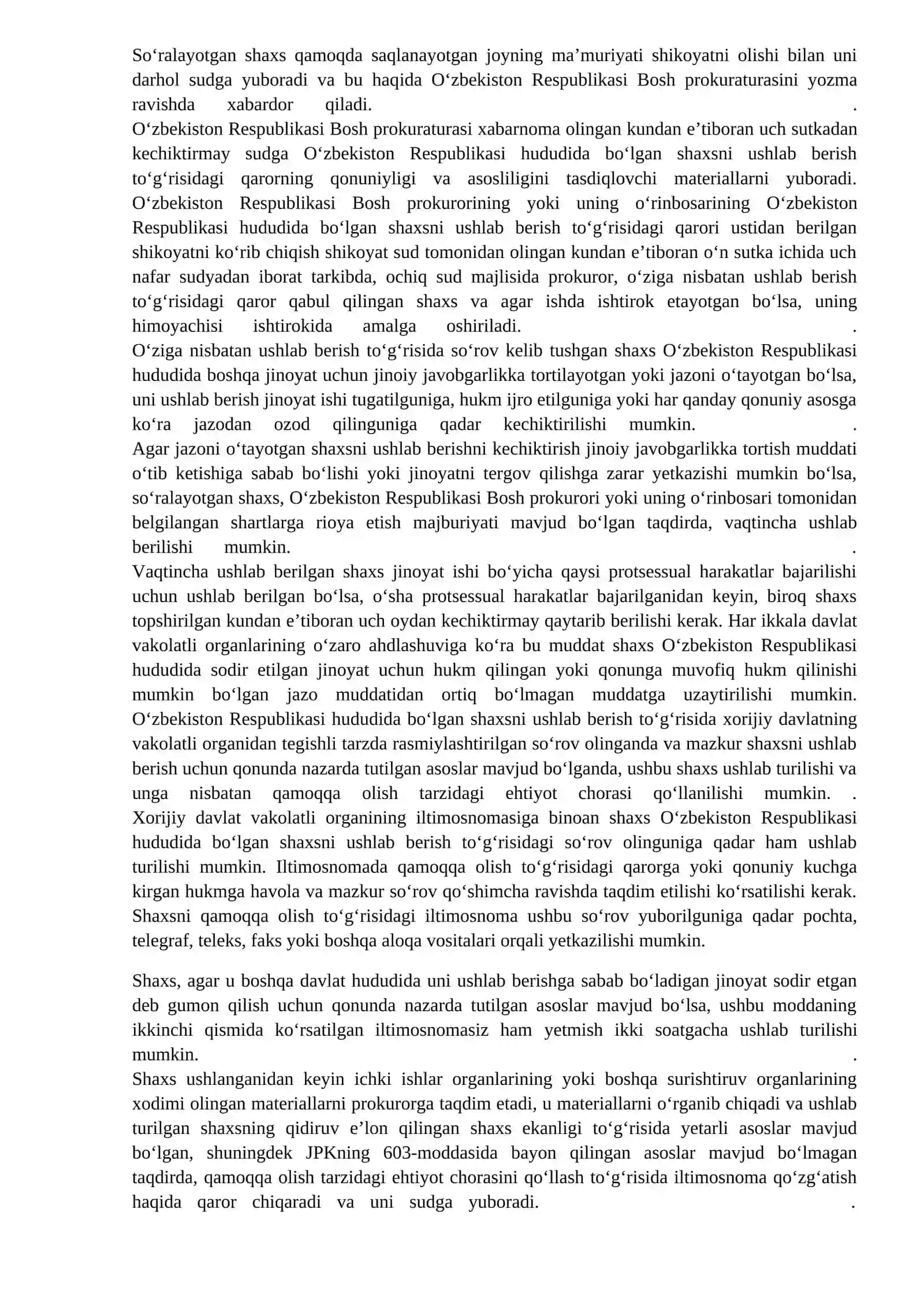 JINOYAT SUD ISHLARINI YURITISH SOHASIDAGI XALQARO HAMKORLIK 4