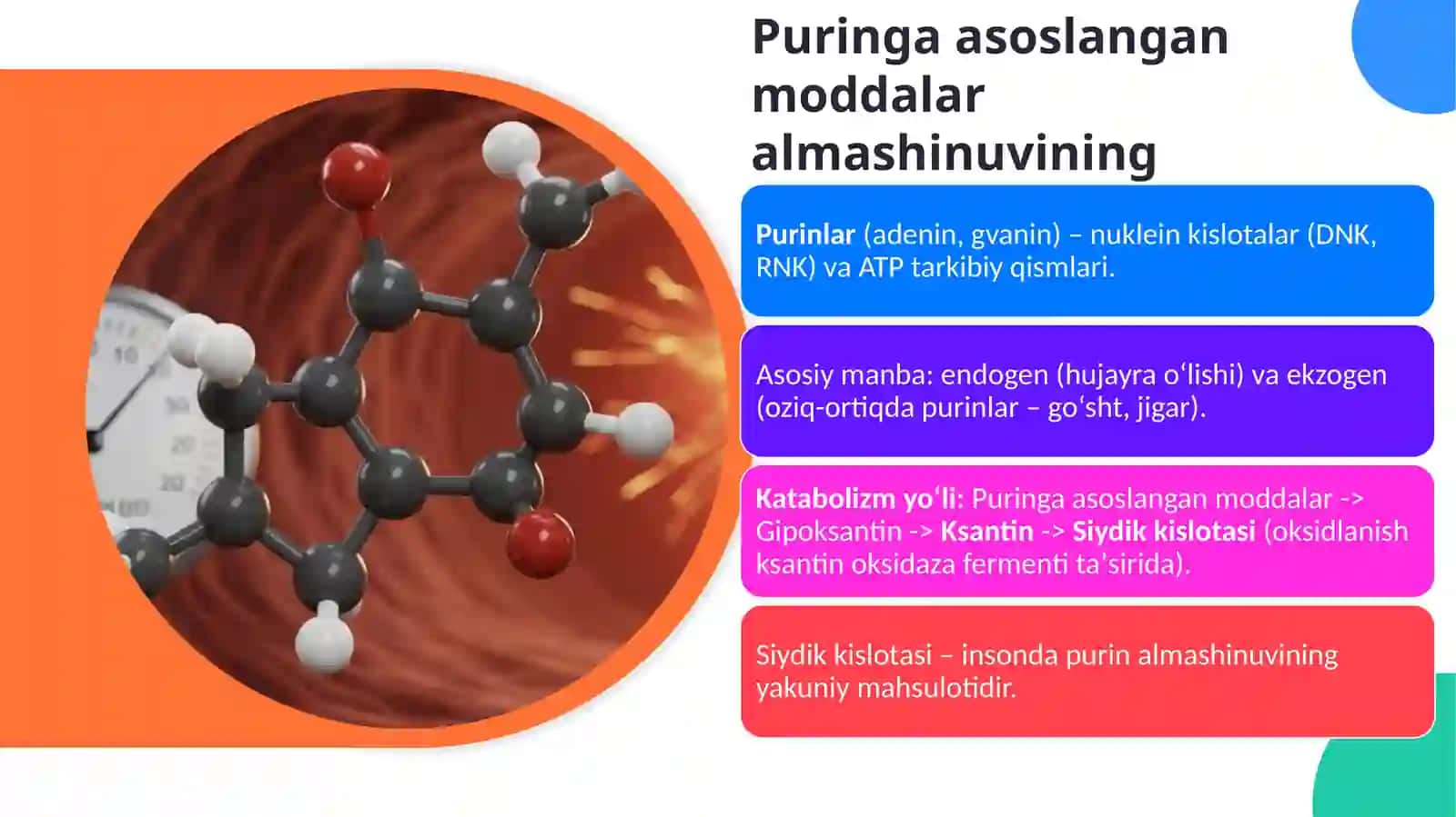 Giperurikemiya va Podagra: Biokimyoviy Mexanizmlar va Davolash Usullari 4
