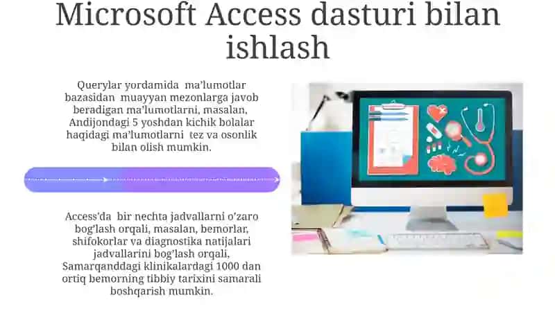 Tibbiy Ma'lumotlar Bazasini Loyihalash 4