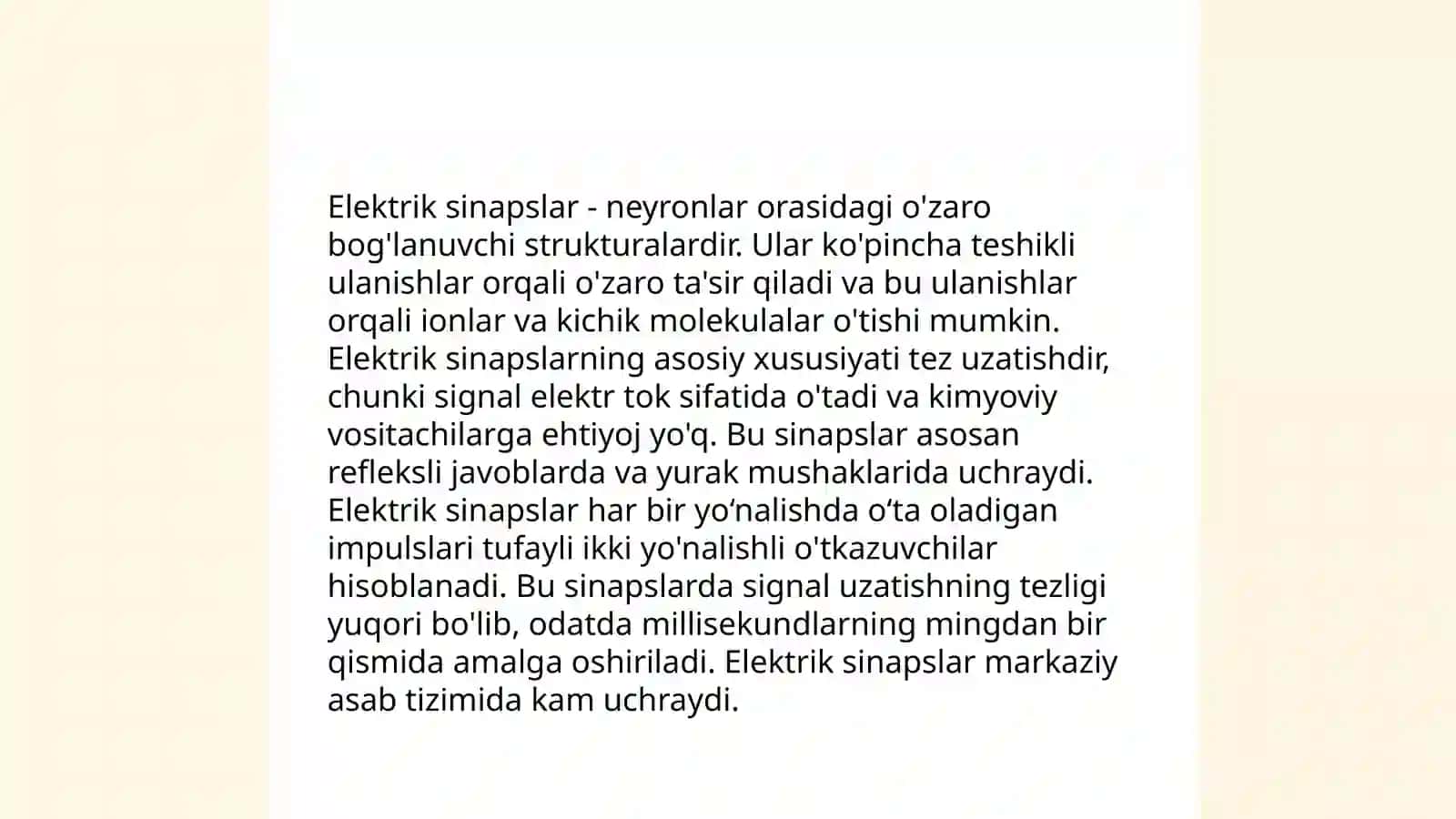 Sinapslar va sinaptik jarayonlar 4