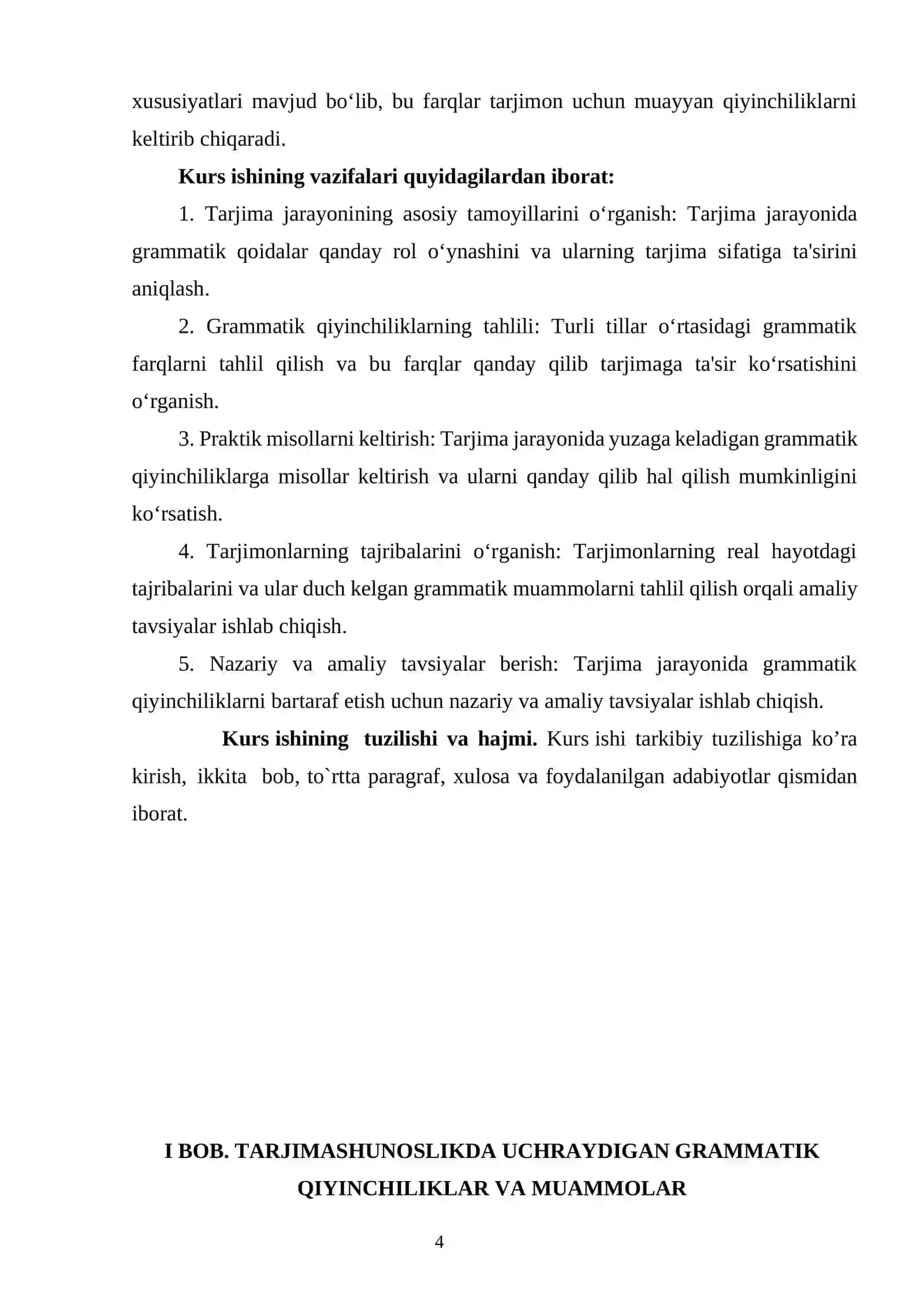 MAVZU: TARJIMADAGI GRAMMATIK QIYINCHILIKLAR 4