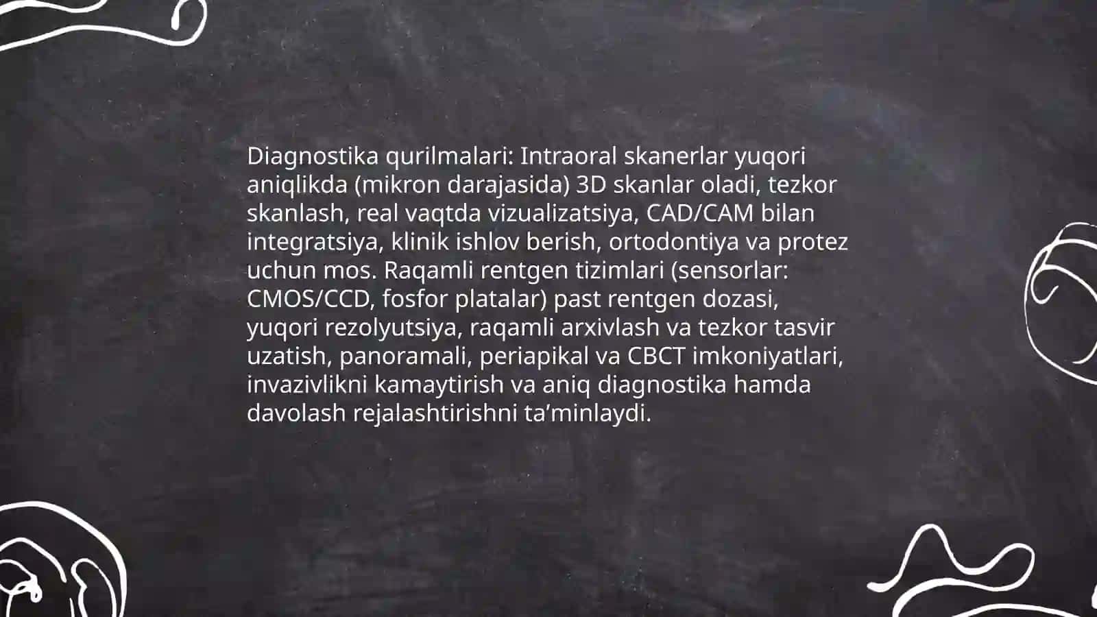 Zamonaviy stomatologik qurilmalar. Tansifi xususiyatlari 4
