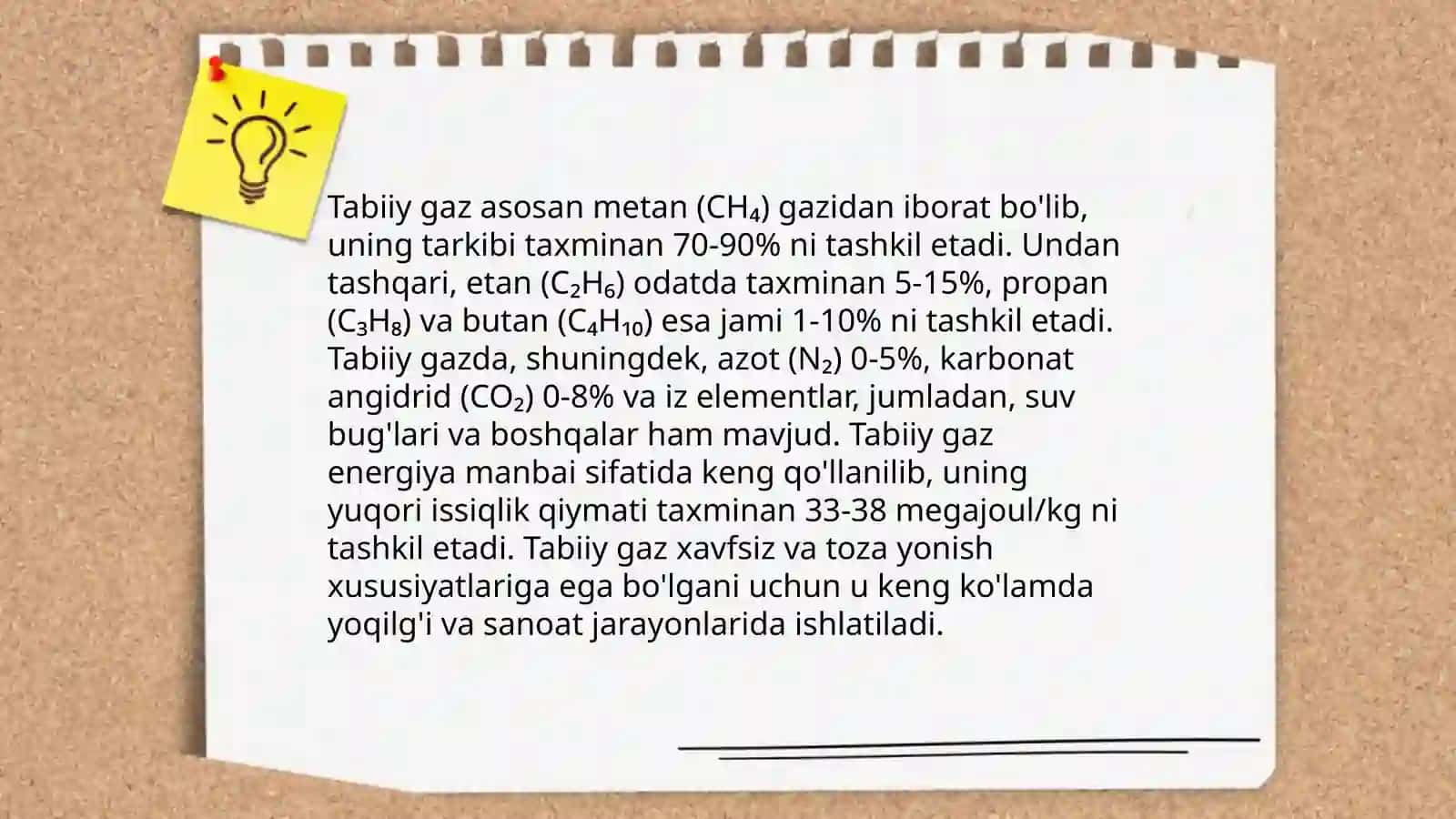 Tabiiy gazning tarkibiy tuzilishi 4