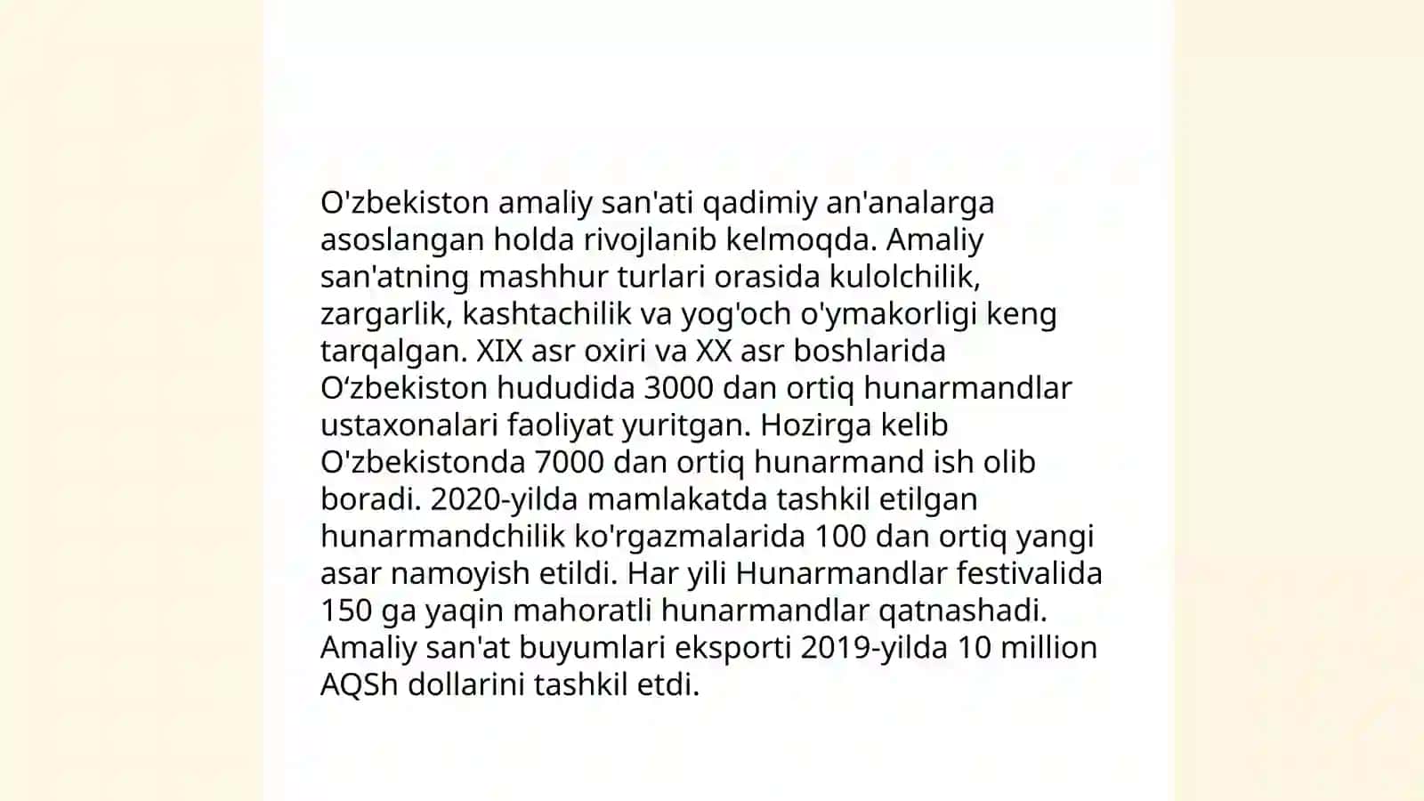 Amaliy san'at maktablari va ulardagi õziga xosliklar 4