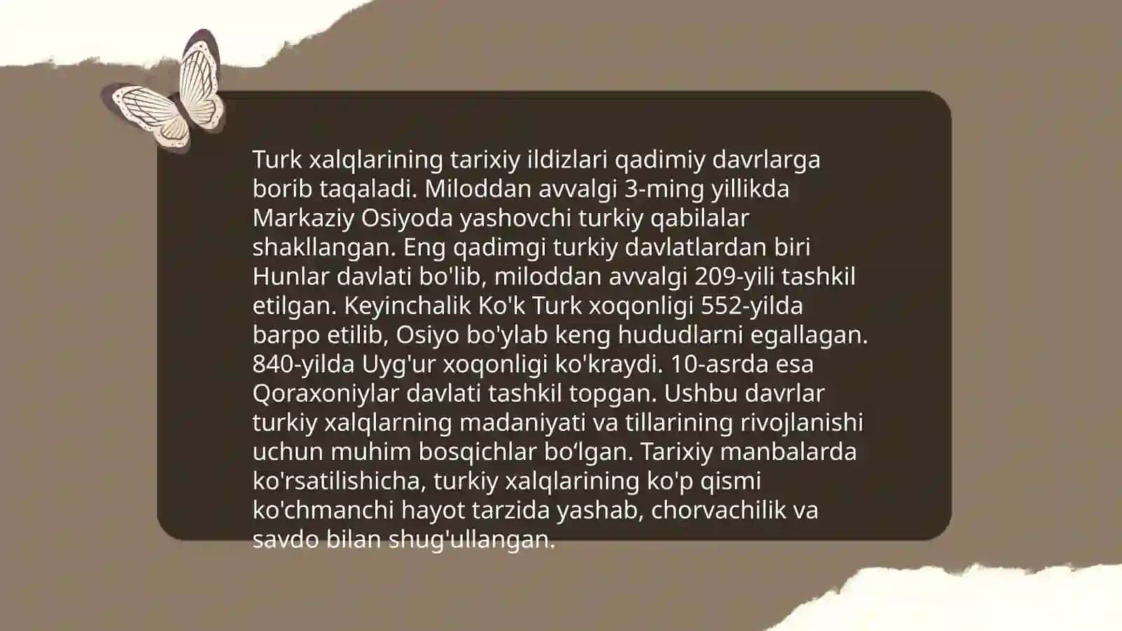 Oʻrta Osiyo xalqlari etnogenezi va etnik tarixi 4
