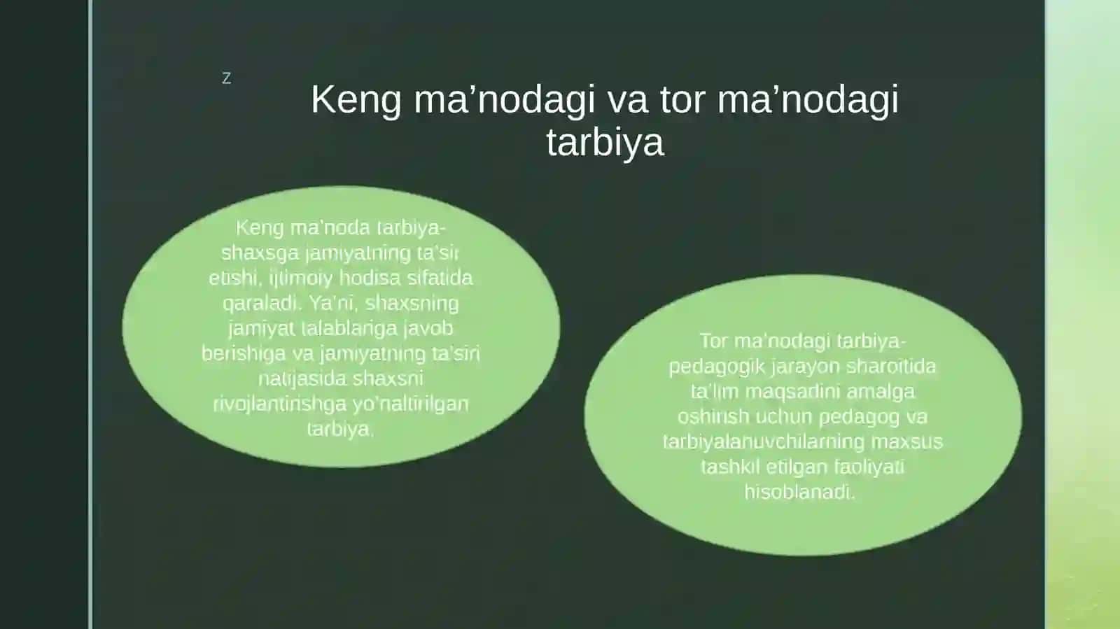 BOSHLANG’ICH TA’LIMDATARBIYA JARAYONINING MAZMUNI 4