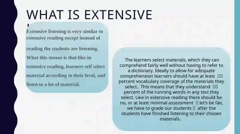 The attractive methods of extensive listening 4
