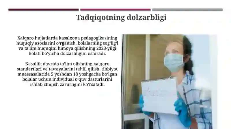 Gospital pedagogikasining huquqiy asoslari 4