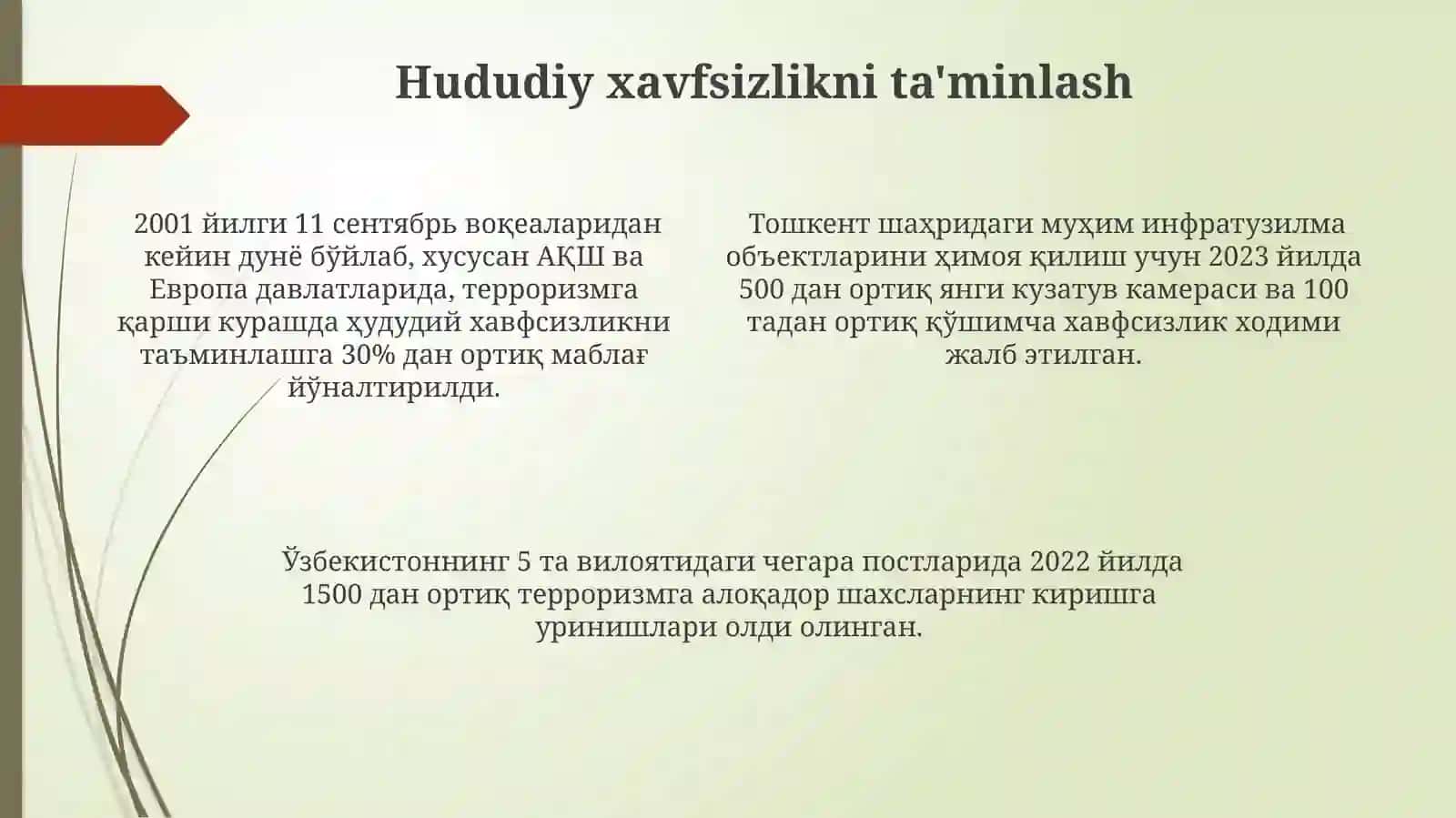 Alohivahududlarniterrorchilikharakatidanmuhofazaqilishnitashkiletish 4