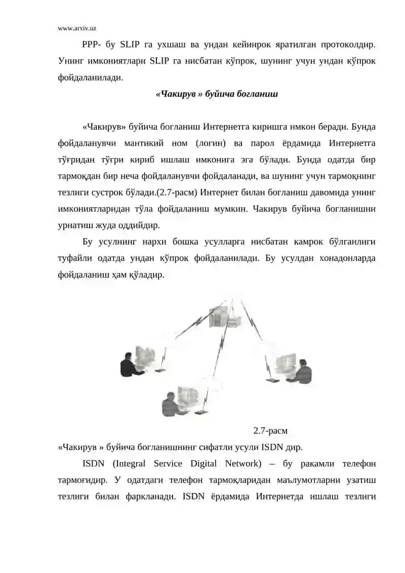 Интернетга уланиш усуллари 4