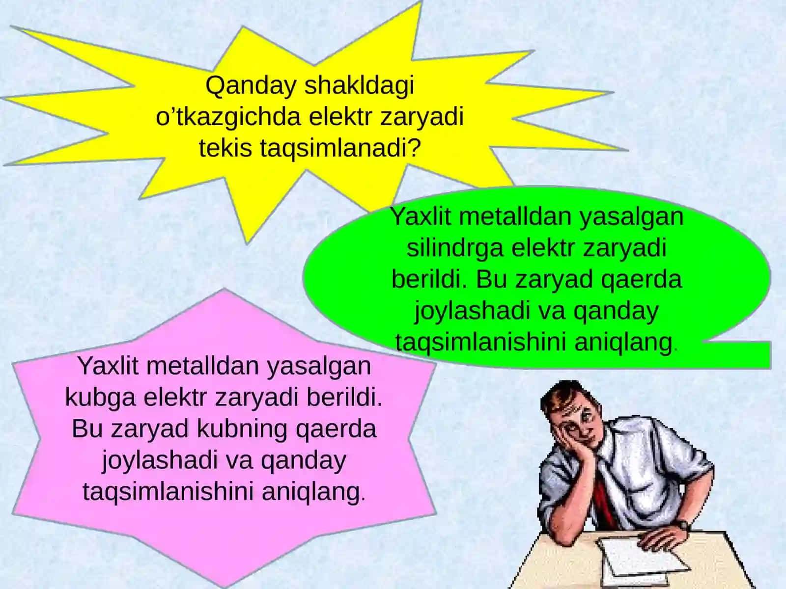 Elektrostatik maydonning energetik xarakteristikasi 4