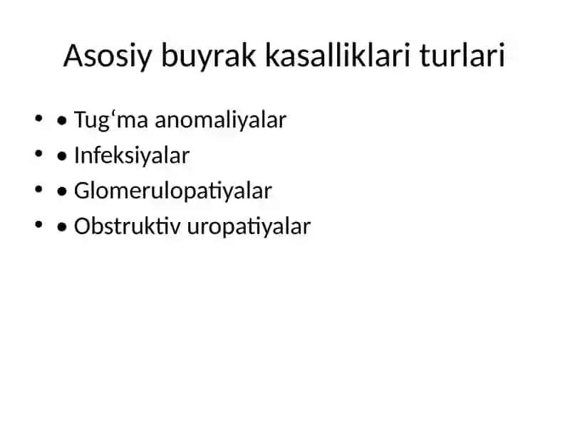 Chaqaloqlar dabuyrak kasalliklari 4