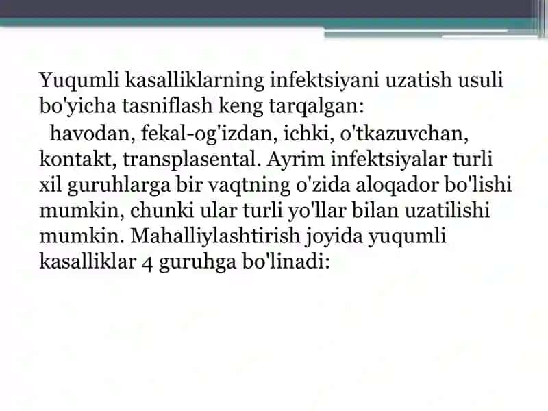 YUQUMLI ICHAK KASALLIKLARI,ICHAK TAYOQCHASI OVQATDAN ZAHARLANISH 4