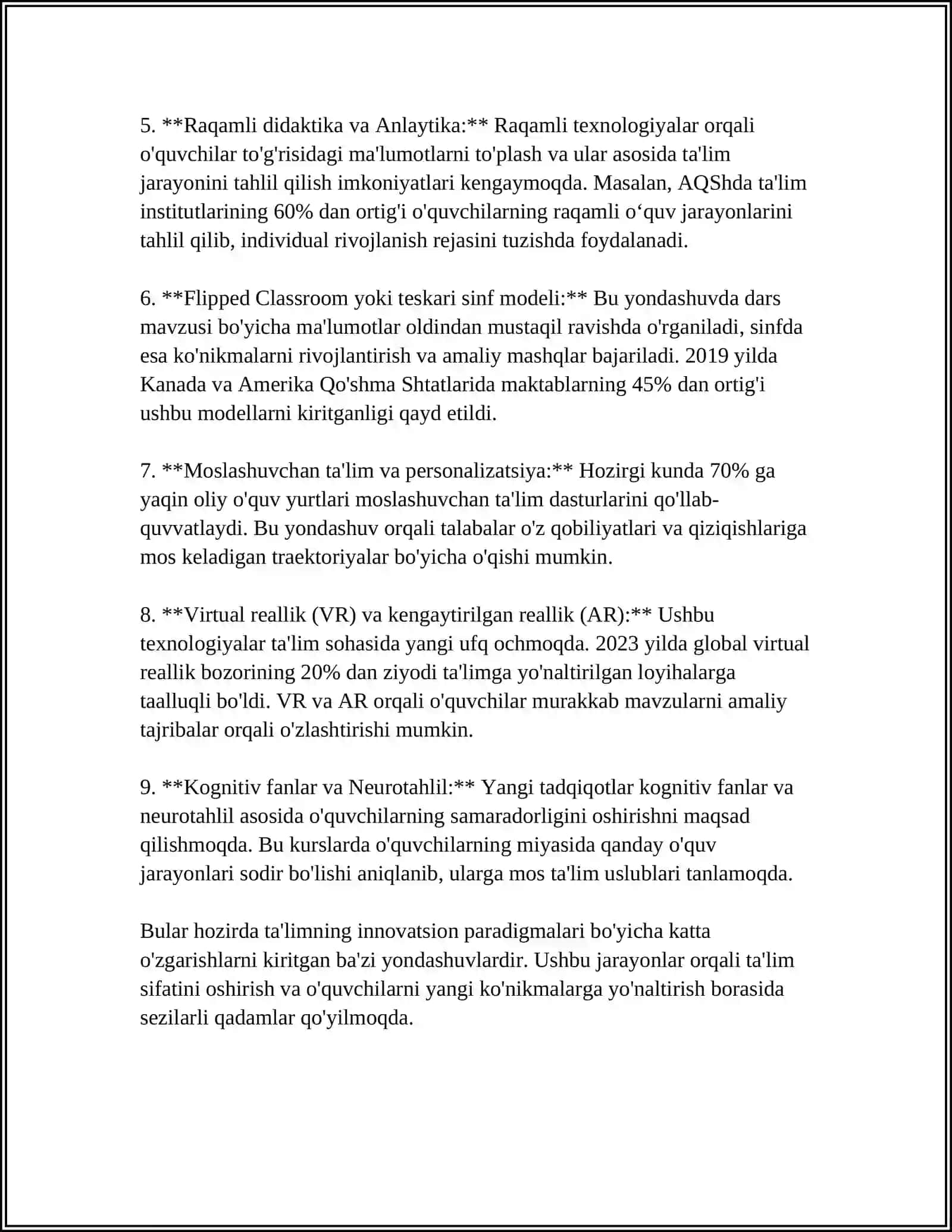 TAʼLIM PARADIGMALARI 4