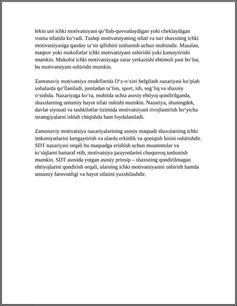 ZAMONAVIY MATIVATSIYA MODELLARI 4