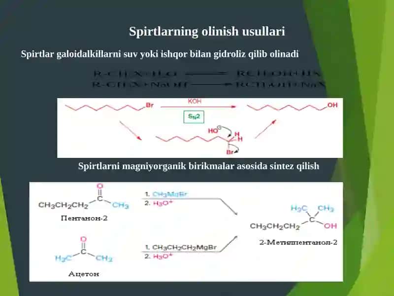 Spirtlar va Fenollar 4