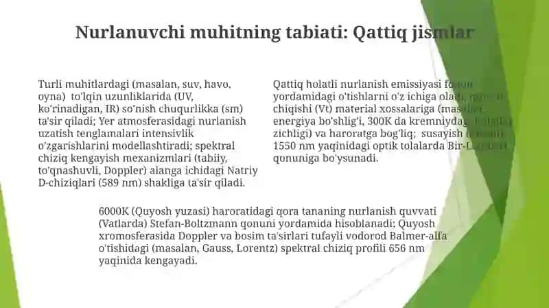 Nurlanish Quvvati va Uni O'lchash 4