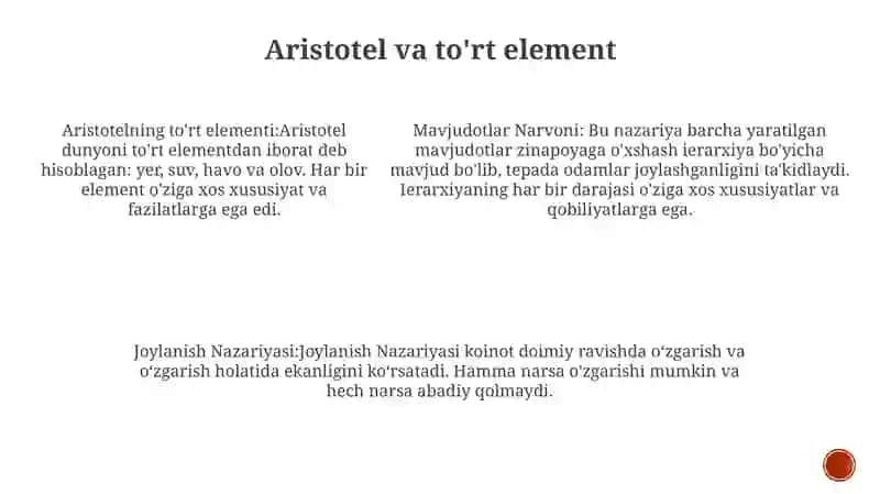 Mavjudotlar Narvoni Joylanish Nazariyasi 4